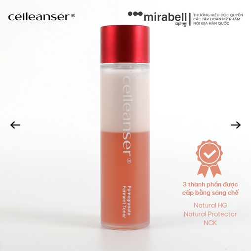 Nước cân bằng da Celleanser Pomegranate Ferment Toner-hàn quốc