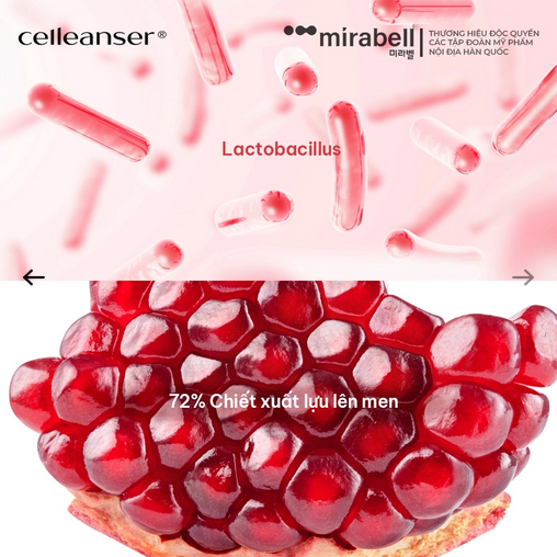 Nước cân bằng da Celleanser Pomegranate Ferment Toner-hàn quốc