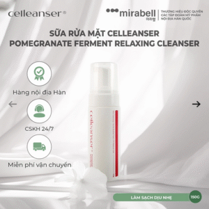Sữa rửa mặt Celleanser Pomegranate Ferment Relaxing Cleanser-hàn quốc