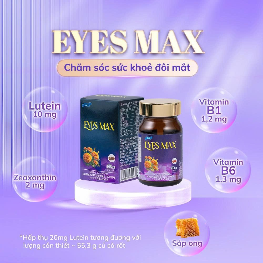 Thực phẩm tốt cho mắt Eyes max-nhật bản