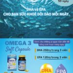Thực phẩm tốt cho não Omega 3 soft capsule-nhật bản