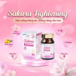 Thực phẩm tốt cho da Collagen Sakura Lightening-nhật bản