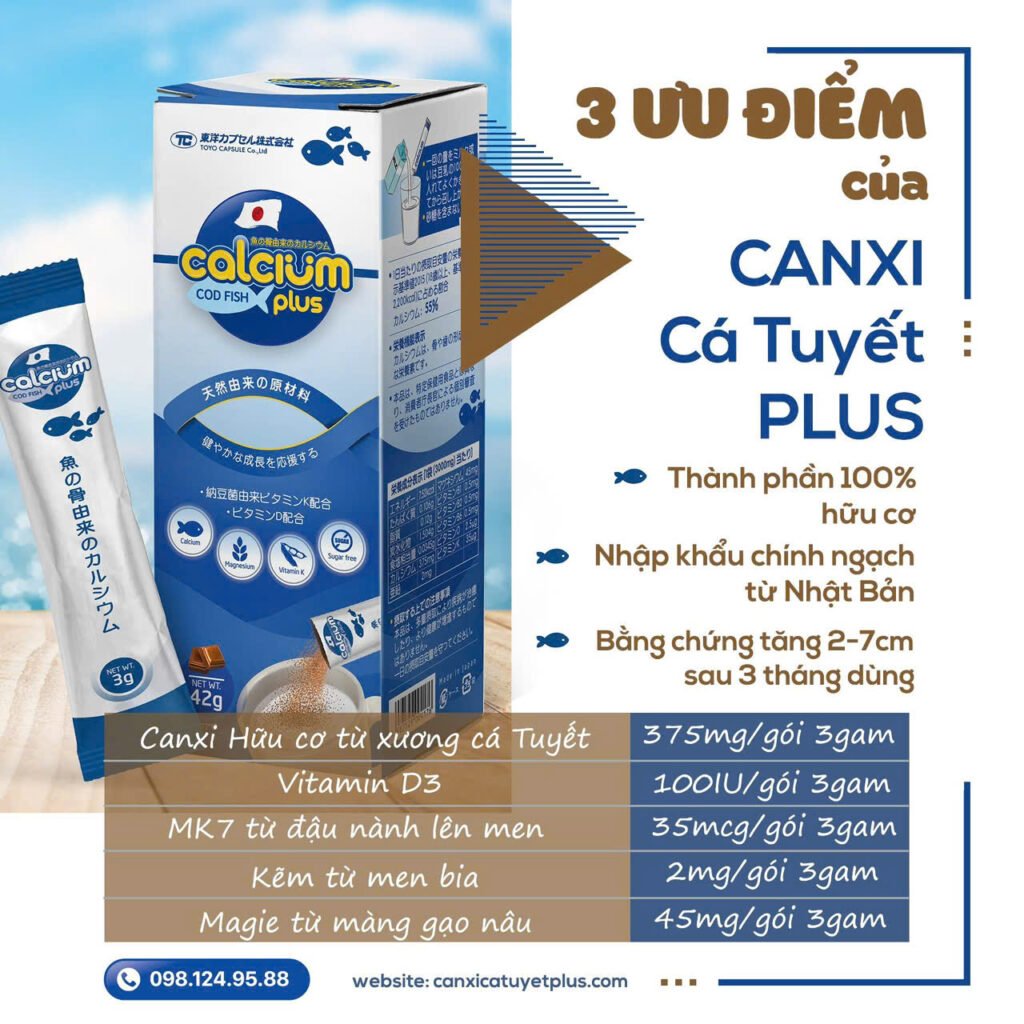 Canxi hữu cơ xương cá tuyết dạng bột-nhật bản