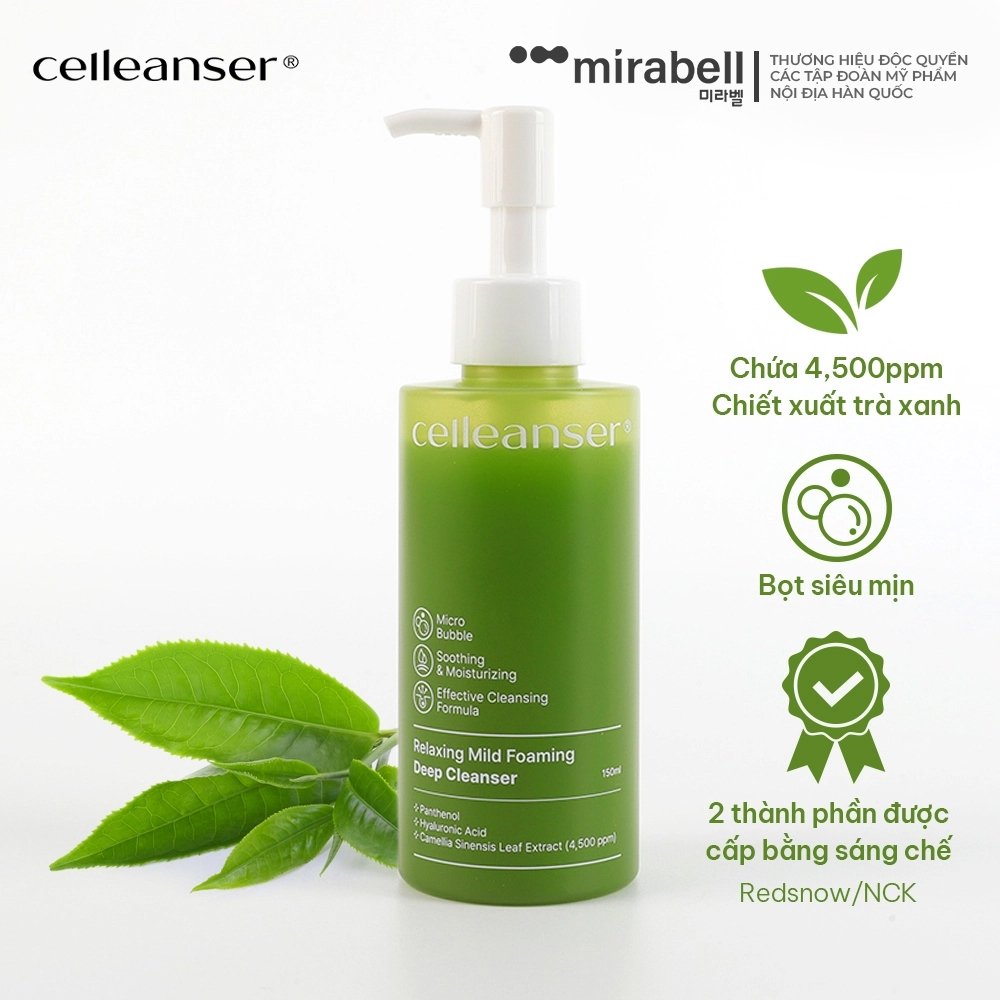 Sữa rửa mặt trà xanh-hàn quốc