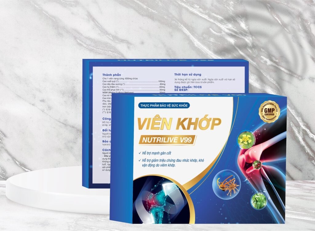 Thực phẩm tốt cho khớp  Nutrilive V99