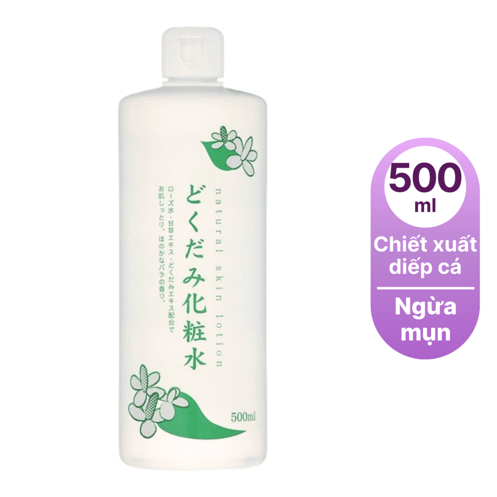 Nước hoa hồng diếp cá trị mụn-nhật bản