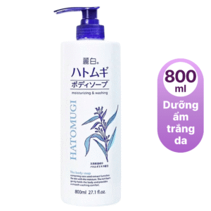 Sữa tắm dưỡng ẩm và làm sáng da 800ml (màu trắng)-nhật bản