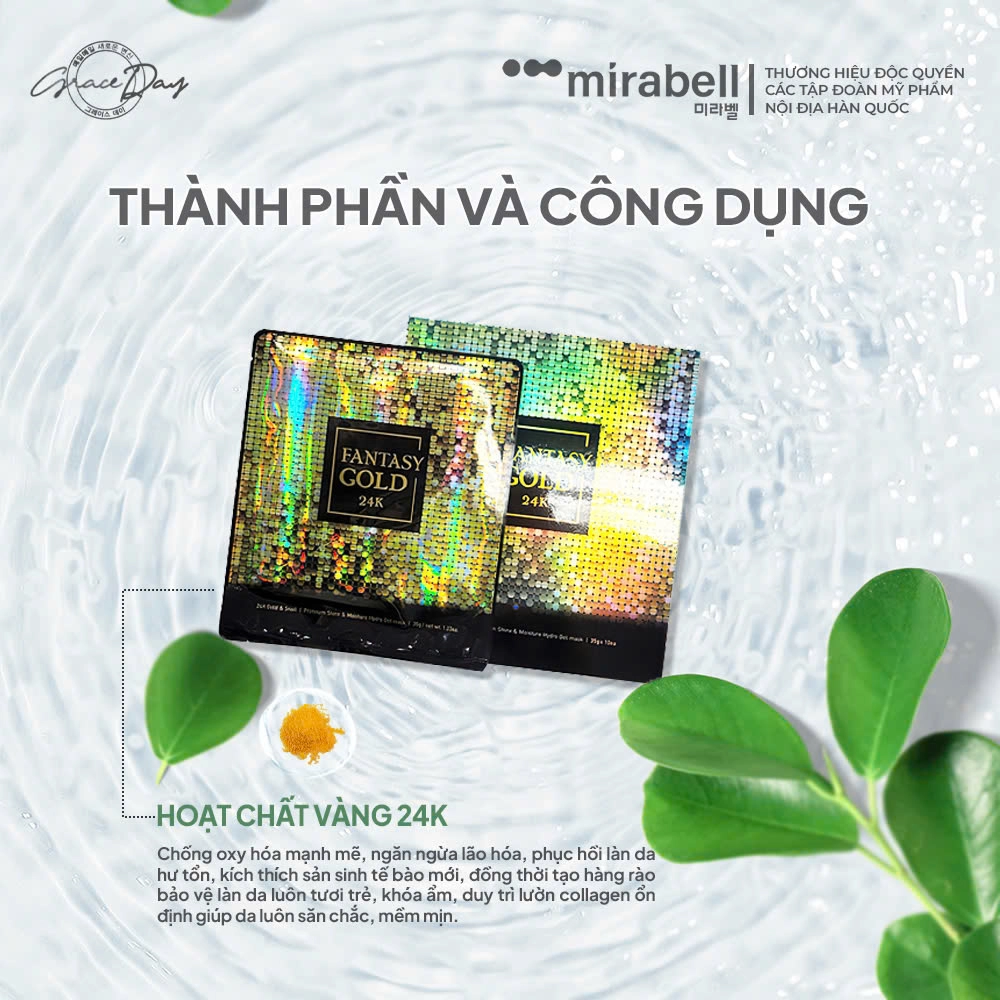 Mặt nạ tinh chất vàng 24K cao cấp-hàn quốc