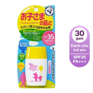 Kem chống nắng lành tính cho trẻ em Omi Sun Bears-nhật bản