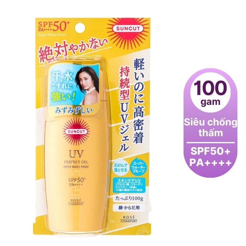 Kem chống nắng siêu chống thấm nước Suncut Perfect Gel-nhật bản