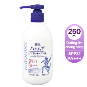Sữa dưỡng thể chống nắng, dưỡng ẩm và làm sáng da Hatomugi-nhật bản