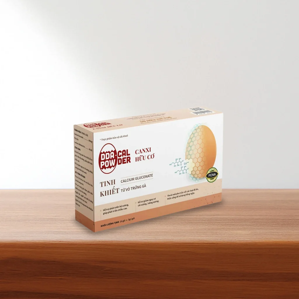 Thực phẩm bổ sung canxi từ võ trứng gà  Dda- Cal Powder