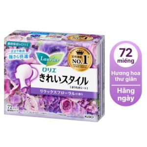 Băng vệ sinh hàng ngày có cánh Kao Laurier hương hoa thư giãn