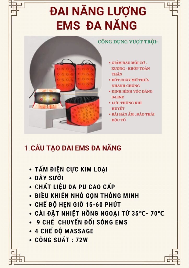 ĐAI NĂNG LƯỢNG EMS ĐA NĂNG